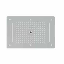 Dax Stainless Steel Rectangle Ceiling Mount Shower Head With 3 Functions Chrome Finish (DAX-5049-CR)