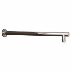 DAX Round Shower Arm, Brass Body, Wall Mount, Chrome Finish, 18 Inches (D-F04-18-CR)