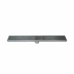 DAX Rectangle Shower Floor Drain, Stainless Steel Body, Stainless Steel Finish, 48 X 3-3/8 Inches (DR48-G06)