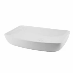 DAX Ceramic Rectangle Single Bowl Bathroom Vessel Sink, White Finish, 23-13/16 X 15-1/8 X 2-5/16 Inches (BSN-285I) -Bathroom Sales Shop 01 8916dd93 5997 412b 800e 15390e8ac442