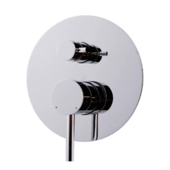 DAX Round Shower Single Valve Trim, Brass Body, Chrome Finish 7-1/2 X 4-7/16 Inches (DAX-6973-CR) -Bathroom Sales Shop 01 9a554200 81d5 48a2 833d 2249e02b326b