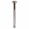 DAX Round Shower Arm, Brass Body, Ceiling Mount, Chrome Finish, 12 Inches (D-F18-12-CR)