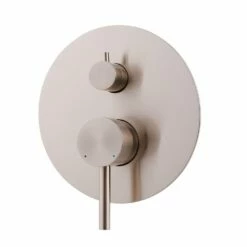 DAX Round Shower Single Valve Trim, Brass Body, Brushed Nickel Finish 7-1/2 X 4-7/16 Inches (DAX-6973-BN) -Bathroom Sales Shop 01 c3489000 67e0 4e84 adf9 c9f41a3c1cd7