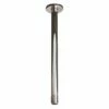 DAX Round Shower Arm, Brass Body, Ceiling Mount, Brushed Nickel Finish, 12 Inches (D-F18-12-BN)