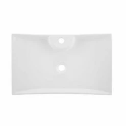 DAX Ceramic Rectangle Single Bowl Bathroom Vessel Sink, White Finish, 27-1/8 X 16-1/8 X 5-1/4 Inches (BSN-280A) -Bathroom Sales Shop 02 c913fbb7 0fb0 4fc0 8fe0 7efc09f12ba3