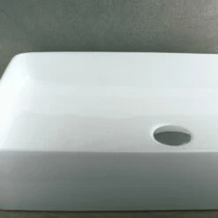 DAX Ceramic Rectangle Single Bowl Bathroom Vessel Sink, White Finish, 19 X 14-1/2 X 5 Inches (BSN-285B) -Bathroom Sales Shop 03 360db6b7 9979 4ab2 acd5 d175735d8c15