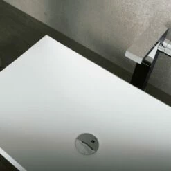 DAX Solid Surface Rectangle Single Bowl Bathroom Vessel Sink, White Matte Finish, 25-2/5 X 15-3/8 X 5-3/4 Inches (DAX-AB-1325) -Bathroom Sales Shop 03 6d8a2ff5 86ed 4070 9f70 110cdf9cb528