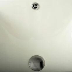 DAX Ceramic Square Single Bowl Undermount Bathroom Sink, Ivory Finish, 18-1/2 X 13 X 7-1/2 Inches (BSN-202B-I) -Bathroom Sales Shop 03 f8abd787 282a 4a5e a98d ea0093c2fa43