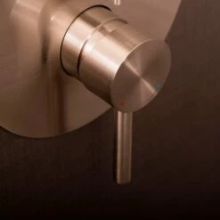DAX Round Shower Single Valve Trim, Brass Body, Brushed Nickel Finish 7-1/2 X 4-7/16 Inches (DAX-6973-BN) -Bathroom Sales Shop 04 13734def 1594 49b2 863a 46824798dca5