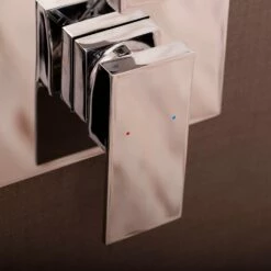 DAX Square Shower Single Valve Trim, Brass Body, Chrome Finish 6-5/16 X 7-1/2 X 3-7/8 Inches (DAX-6973A-CR) -Bathroom Sales Shop 04 96cce16d 5d07 4810 869b 8aa9c9aafac3