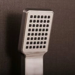 DAX Square Handheld Shower With Angle, L-Style, Brass Body, Chrome Finish, 2-1/2 X 8-13/16 Inches (DAX-550) -Bathroom Sales Shop 06 c312bc9a ab34 4200 b0e5 dbc95d1897b6