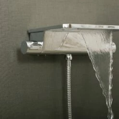 DAX Hot Tub Faucet, Wall Mount, Brass Body, Chrome Finish, 9-5/16 X 2-9/16 Inches (DAX-8190) -Bathroom Sales Shop 07 66baaa4a 40e4 46a1 89fe 0d08935559f5