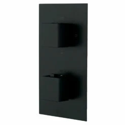 DAX Square Concealed Valve. Thermostatic Mixer With 2/3 Function Diverter. Matte Black Finish (DAX-1054-SQ-BL) -Bathroom Sales Shop 1054 03 1 a5b0bab2 861e 4815 b766 8f7d29cc60fd