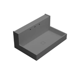 KISH - 32 Inches Grey Natural Compact Stone Vessel (56950080-GR)