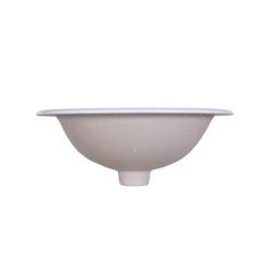 DAX Ceramic Single Bowl Top Mount Bathroom Sink, White Finish, 19-11/16 X 17-11/16 X 8-1/4 Inches (BSN-209-W) -Bathroom Sales Shop BSN 209 W new2