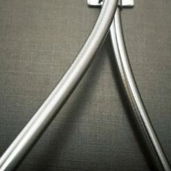 DAX PVC Shower Hose, Robber Body, Silver Finish, Connection 1/2 Inch, 59 1/16 Inches Long (D-8861B) -Bathroom Sales Shop D 8861B 06