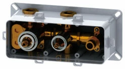 DAX Round Concealed Valve Thermostatic Mixer With 2/3 Function Diverter. Chrome Finish (DAX-1004-RD-CR) -Bathroom Sales Shop DAX 1004 CR