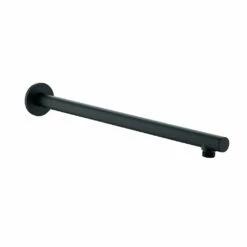 Bathroom Sales Shop 29 DAX Brass Round Shower Arm - 15" - Matte Black Finish (DAX-1053-365-BL)