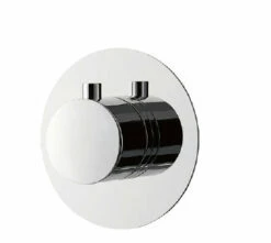 DAX Round Concealed 3 Way Diverter. Chrome Finish (DAX-1053-RD-CR)