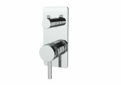 DAX Square Shower Valve With 2 Functions Chrome Finish (DAX-12542-CR)