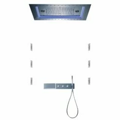 DAX Stainless Steel Shower System Multi-Function Thermostatic Valve (DAX-5002) -Bathroom Sales Shop DAX 5002 7