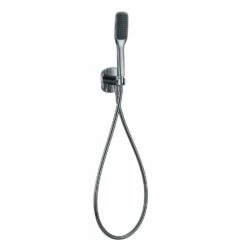 DAX Hand Shower Set, Wall Mount With Hose And Valve, Brass Body, Chrome Finish (DAX-8812-BN)