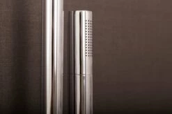 DAX Hand Shower Head With Round Adjustable Slide Bar, Stainless Steel Body, Chrome Finish, 23-5/8 X 2-3/8 Inches (DAX-9516) -Bathroom Sales Shop DAX 9516 CR 3