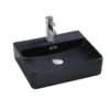 DAX Ceramic Rectangle Bathroom Vessel Basin. Finish: White Matt, Glossy White, Matt Black - (20" X 16.5")(DAX-CL1275)