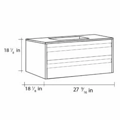 28" Single Vanity, Wall Mount, 2 Drawers With Soft Close, Walnut, Serie Barcelona By VALENZUELA 7 28" Single Vanity, Wall Mount, 2 Drawers With Soft Close, Walnut, Serie Barcelona By VALENZUELA -Bathroom Sales Shop VB27 9 16 Sizes jpg 95f632e8 eaa2 4e27 9727 da3f22a1ca14