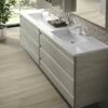 Valenzuela Barcelona Double Vanity Cabinet 6 Drawers 48 Inches Cloud
