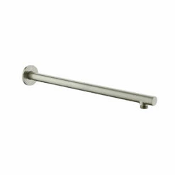 DAX Brass Round Shower Arm - 18" - Brushed Nickel Finish (DAX-1053-450-BN)