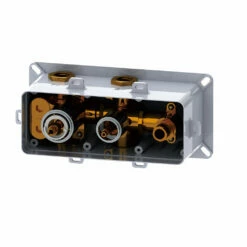 DAX Square Concealed Valve Thermostatic Mixer With 2/3 Function Diverter. Brushed Nickel Finish (DAX-1004-SQ-BN) -Bathroom Sales Shop valv 1cfefa0f bcf4 4f6f 8354 19c58f83bbd6